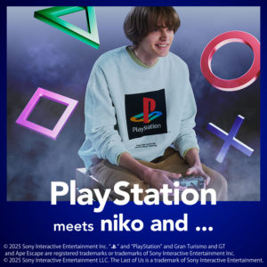 「niko and ...」が「PlayStation™」とのコレクションアイテムを 2024年12月13日(金)よりWEBにて先行予約販売開始！